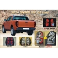 ไฟท้าย LED ฟอร์ด เรนเจอร์ All New Ford Ranger 2012 มีให้เลือก 2 สี ดำ Smoke ควันบุหรี่ ขาว ยูเรนัท ส่งฟรี